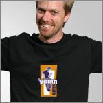 YOUTH SKATE Black T-shirt